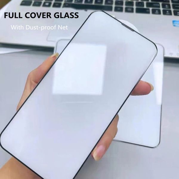 3Pcs Speaker Dustproof 9H Tempered Glass for iPhone X XR XS 11 12 13 mini 14 15 Pro Max 7 8 Plus SE Dust Filter Screen Protector