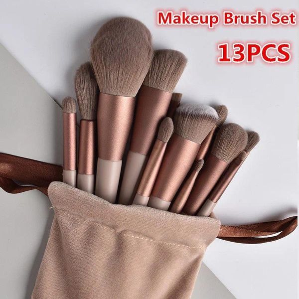 Makeup Brushes 13pcs Professional Brush Set Soft Fur Beauty Eye Shadow Foundation Blush Cosmetic