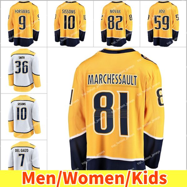 91 Steven Stamkos Men Hockey Jerseys 81 Jonathan Marchessault Alex Galchenyuk Filip Forsber Carrier Forsberg Jankowski Saros Hockey Jersey M