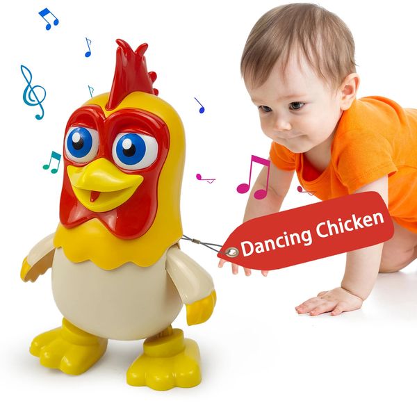 Plush Dolls La Granja de Zenon Chicken Baby Toys Dancing Bartolito Toddlers with Music Kids Interactive Early Learning Educatio 231207