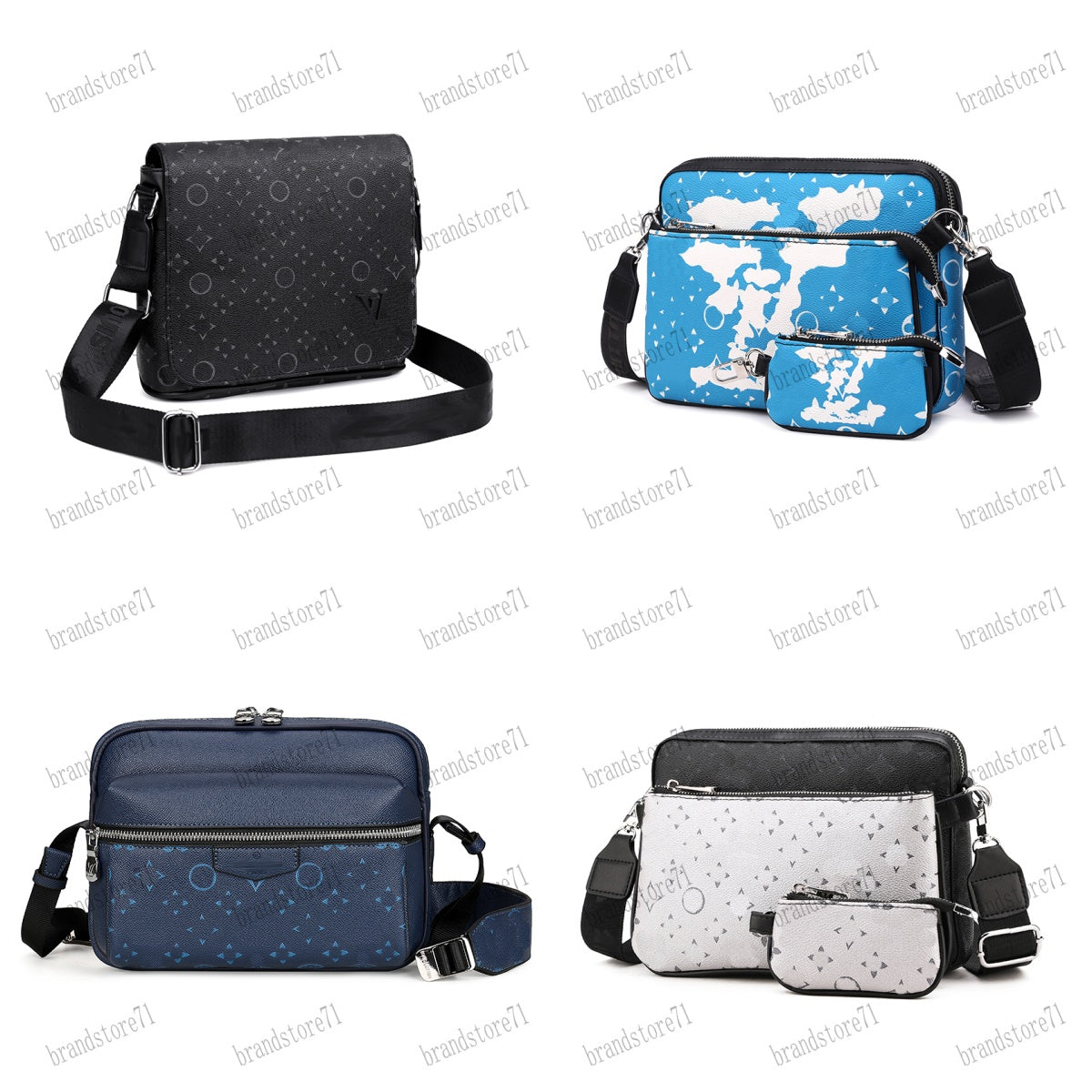 Mens trio outdoor Designer tote chest pack M30830 M69443 Top quality Shoulder Messenger purse crossbody clutch bag handbag Womens Genuine Leather Ba