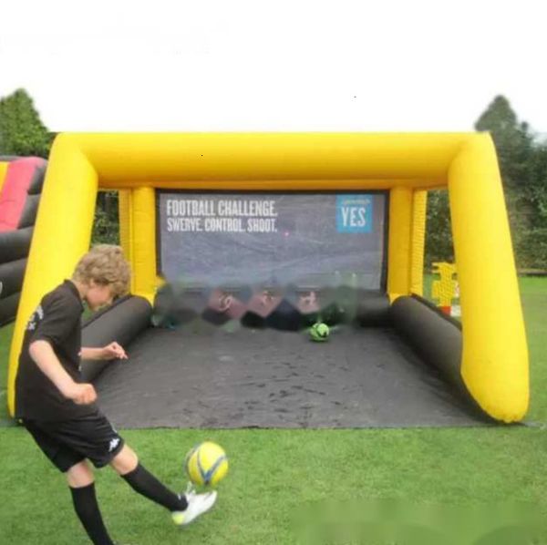 Soccer Shooting Game blown up Football Target Games For Children Outdoor Fun With Free Blower