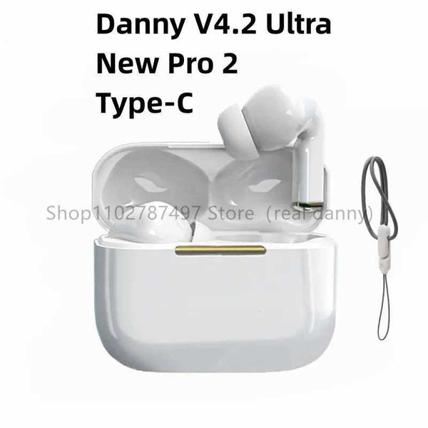 Cell Phone Earphones Danny V4.2 Ultra TWS ANC Bluetooth Touch Control Wireless with Mic Sports Waterproof Headphones J240508