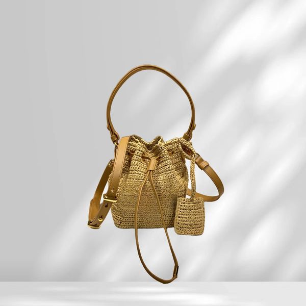 Hand woven Evening Bags Small Crocodile Pattern Crossbody Bag For Women Shoulder Brand Designer Sac A Main Luxury PU Leather Bucket Handbag