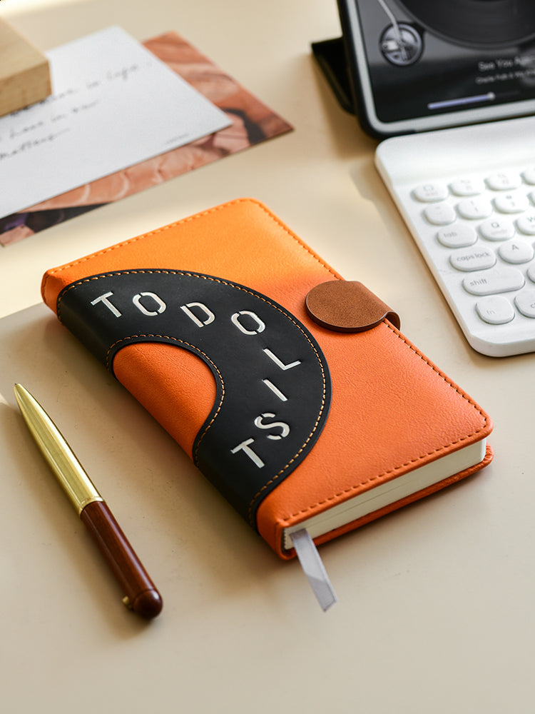 Todolist Planner Daily Check-in Portable A6 Diary High-Value Schedule Book Student Record Pocket Girls Weekly Planner Notebook Time Management Handb