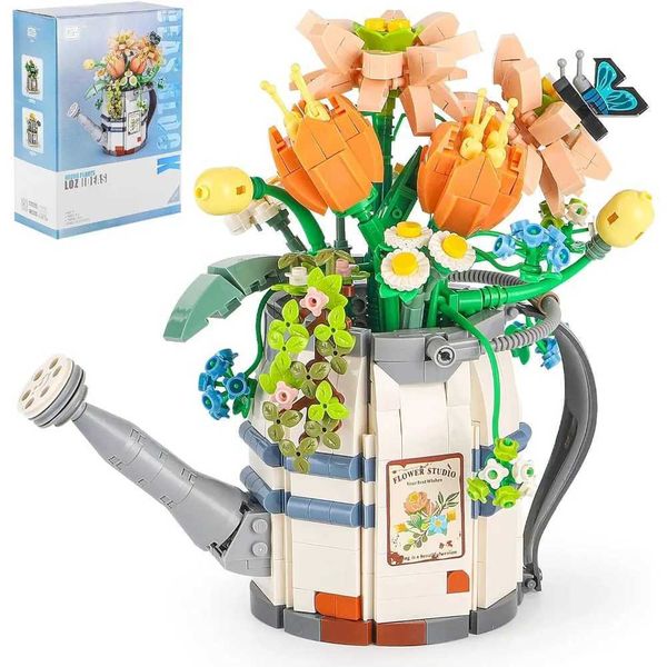 973pcs Wers Building Toy Setsmin Building Blocks Blocks Kitartificial Wers Toys Construction Building Project for Kids GUESST250118