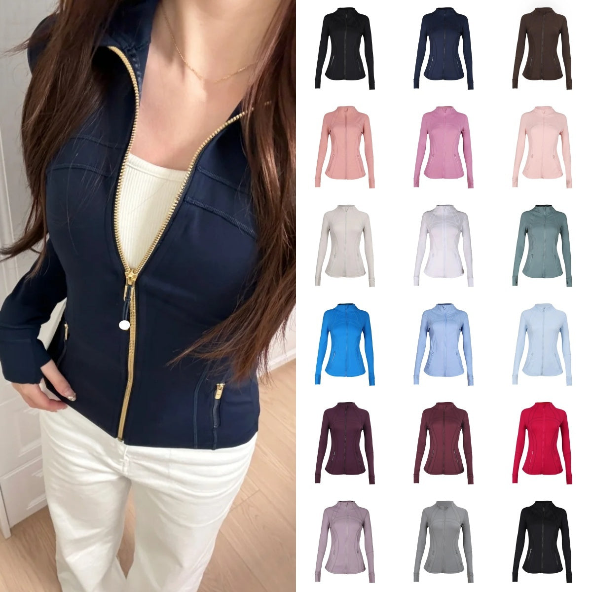 10A 2025 NEW Gym define sports Jackets and legging shorts Yoga Workout Elastic WaistFitness quick dry fitness Activewear Sweatshirt luluity Lemonion