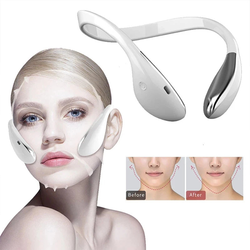 Face Care Devices EMS Vibration Lifting Massager Smart Electric V-Face Shaping Massager Microcurrent Face Lift Machine Beauty Health Tools 231113