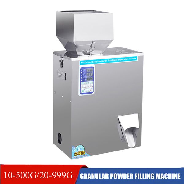 Desktop Granule Powder Filling Machine Automatic Weighing Grain Peanut Flour Soybean Packaging Machine