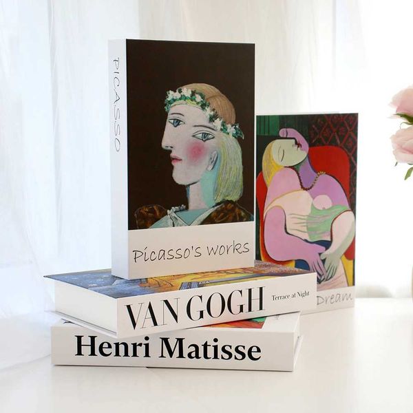 Decorative Objects Figurines Luxury decoration book storage box home living room decoration props book designer fake book coffee table aesth