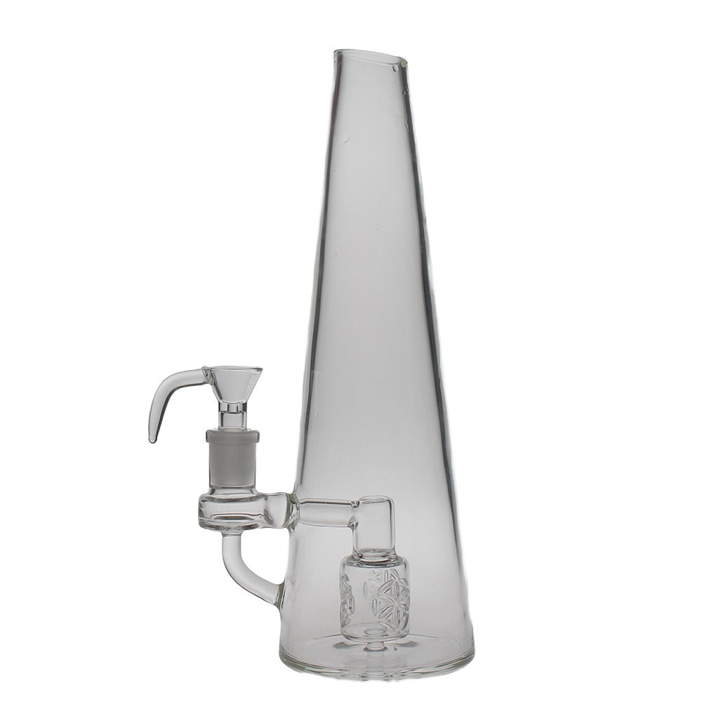 254mm Height Heavy Glass Session Bong Hookahs Seed Of Life Perc Water pipes SOL Dab Rig Beaker Bubbler joint size 14.4mm and 18.8mm FC-SIS PG3062