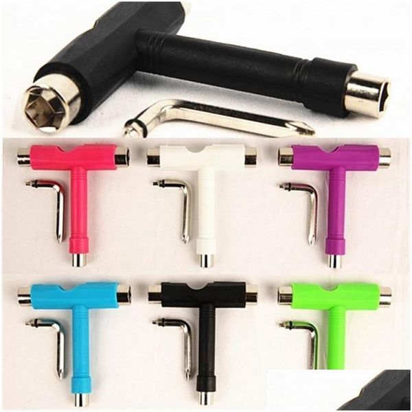 Other Hand Tools Socket Wrench T Type Handtools Iron Skate Board Bearing Spanner Dance Special Tools Non Slip Plastic 2 5Gy G2 Drop Dhzaj