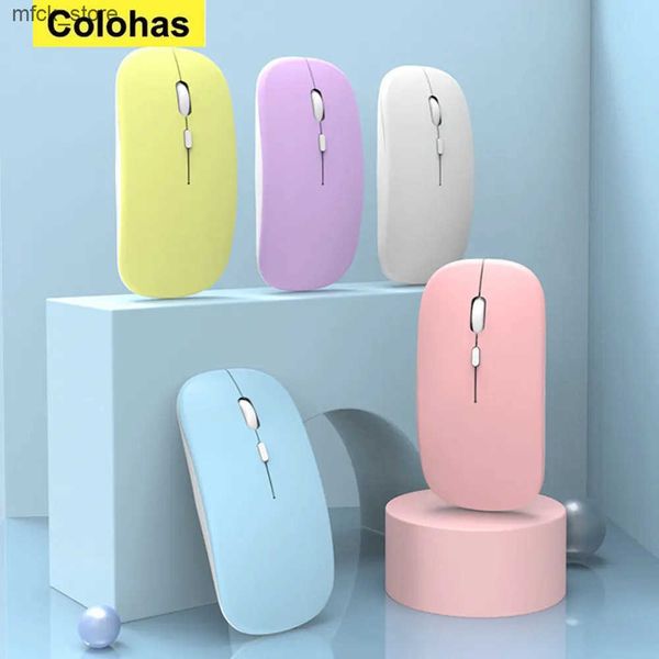 Portable Wireless Bluetooth Magic Silent Ergonomic Mice For Laptop Notebook iPad Tablet Mobile Phone Office Gaming Mouse J241220