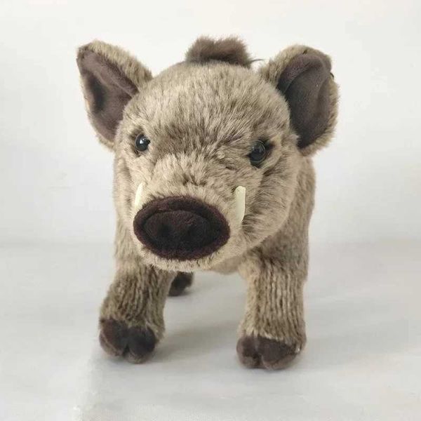 Plush Dolls Vicious African Pig plush toy with creepy wild boar stuffed animals ideal birthday gift for boys decorating Dropshipping J241214