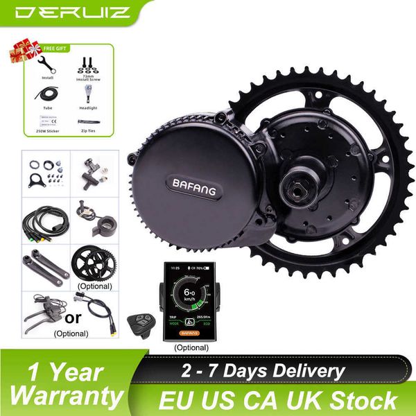 BAFANG Mid Drive Motor BBSHD BBS02B BBS01B 1000W 750W 500W 250W Ebike Conversion Kit For Bicycle Engine BBS Electric Bike Kits