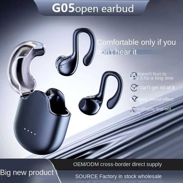Wireless Ear Hook Headphones with Noise Cancelling Microphone for Running and Sports M240907