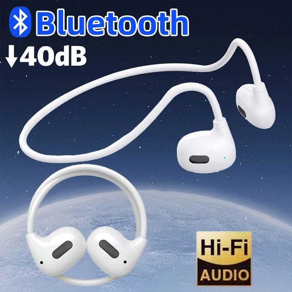 Headphones Air Conduction Bluetooth Earphones Wireless Sports HiFi Stereo Earbud Neck Hanging Wireless Headphone for Huawei Xiaomi Samsung Z