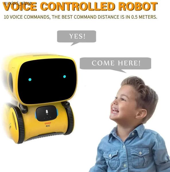 Electronics Robots Smart Robots Newest Type 3 Languages Versions Touch Control Interactive Toy Gift for Children Intelligent Dance Voice Com