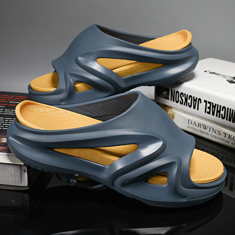 Brand Men Women Slippers Indoor Outdoor Sandals Beach Soft Thick Sole Slides Casual Shoes Mens Flip-flops Home Slippers Slides