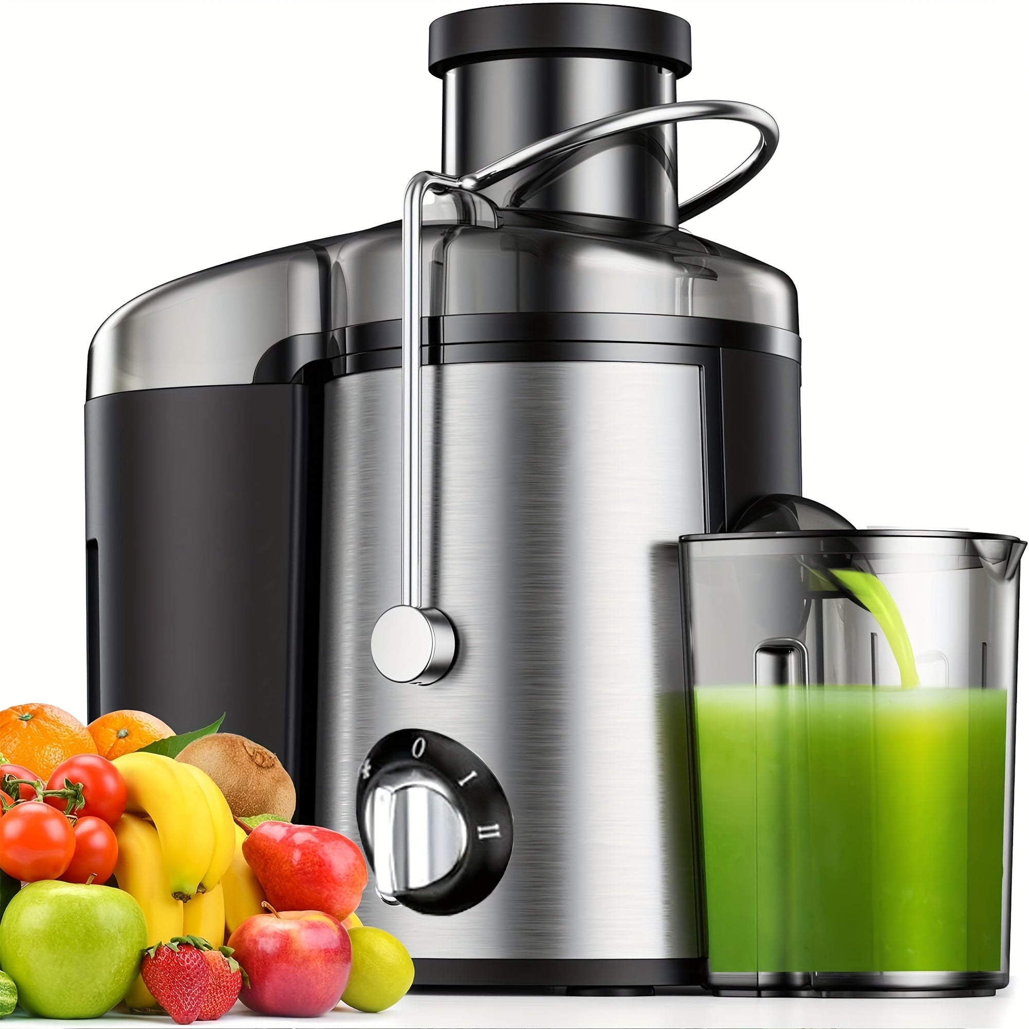 TEMU Christmas, Christmas Decorations, Christmas Giftsjuicer, Juicer, 3 Inch Wide Mouth Juicer Extractor 500w For Vegetables & Fruits, Setting, 400w
