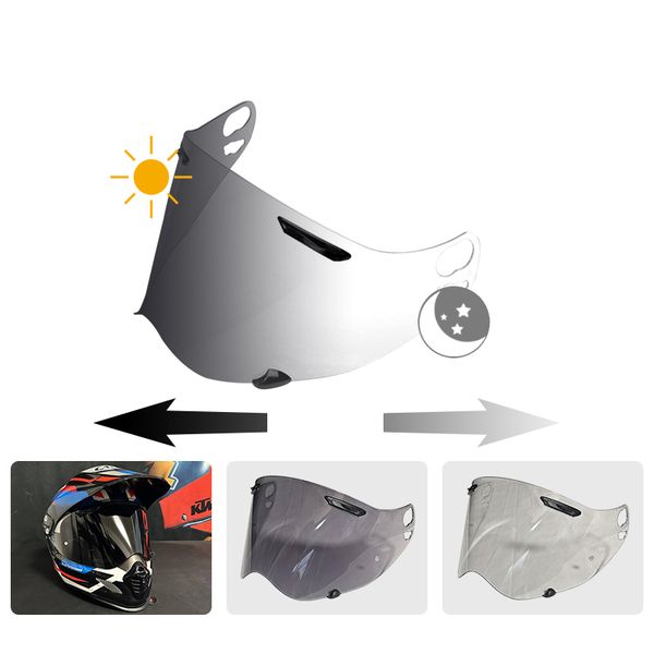 UV Protection Multicolored Lens Upgrade Kits for Sports Helmets - Enhanced Visibility & Durability