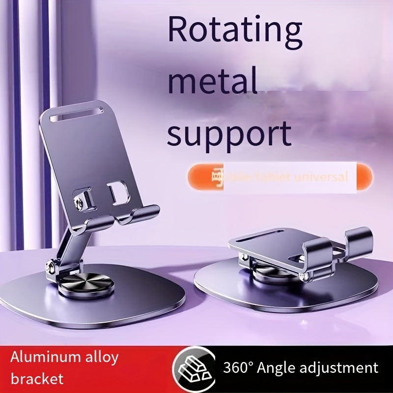 TEMU Metal Foldable Phone Holder; Desktop Office; Easy To Move; Folding Storage; Easy To Carry.