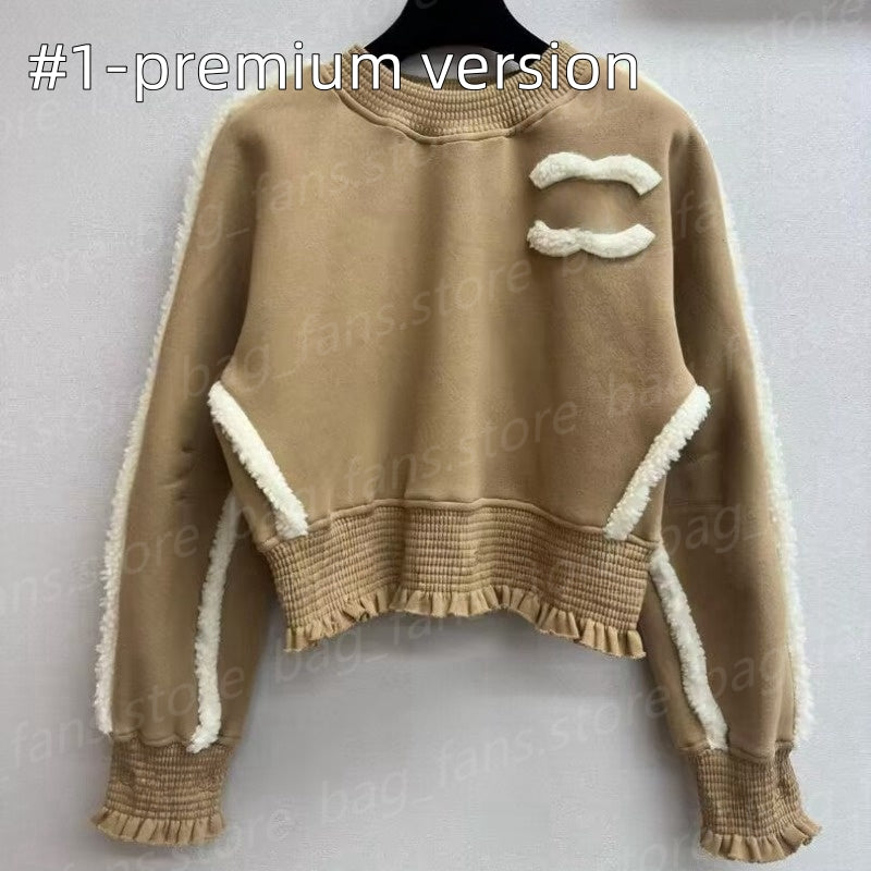 (go off picture not the description) Fashion Designer Sweatshirts for Women Spring Autumn Winter Long Sleeve Hoodiewith Round Neck Clothes 29381