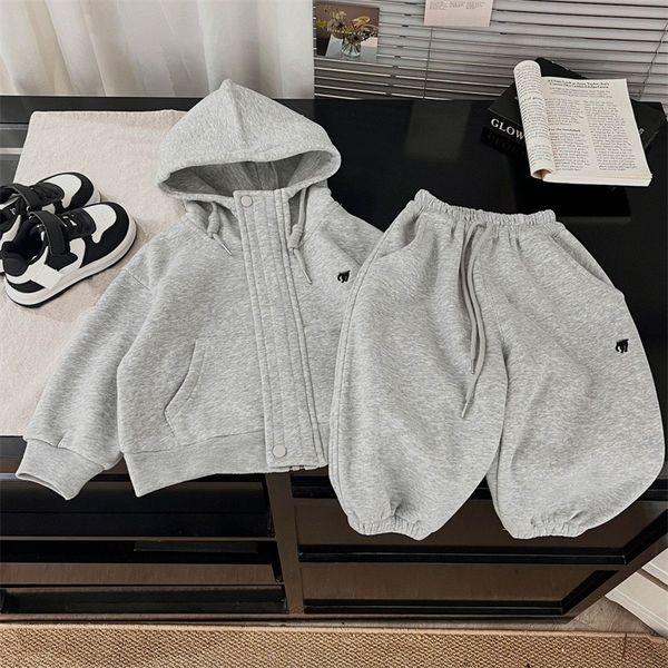 Baby Clothes Sets Tracksuit 2 Pcs Suits embroidery Kids Boy Girl Long Sleeve Hoodie Sweater Top Pants Outfits Autumn