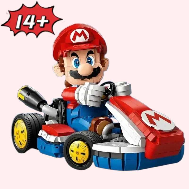 Standard Kart Classic Game Racing Car Model Building Blocks Ci Car Assembly Bricks Toys Christmas Gifts Y250905