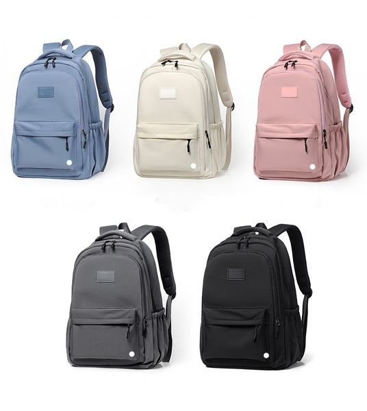 Oxford Simple Fabric Students Campus Outdoor Bags Teenager Shoolbag Backpack Korean Trend With Backpacks Leisure Travel LM9001 s