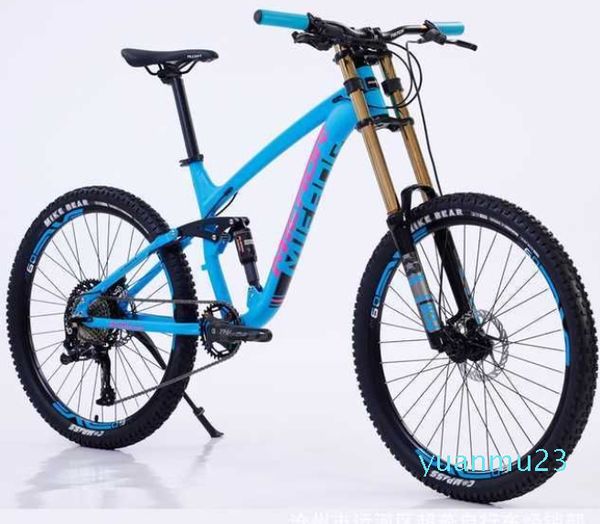 Bikes Aluminum Alloy Mountain Bike for Adults Cycling City Speed Double Damping Downhill DH Bicycle Soft