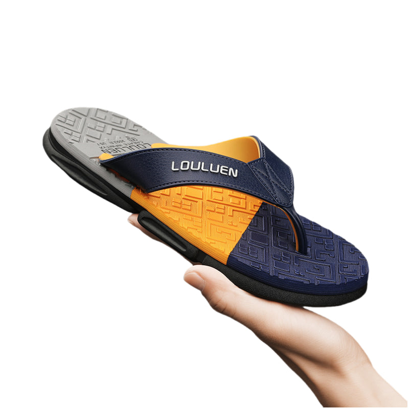 Summer Men&#039;s Slippers Beach Outdoor Sandals Mens Flip Flops Comfortable Slides Design Casual Shoes Men Non-slip Home Slippers