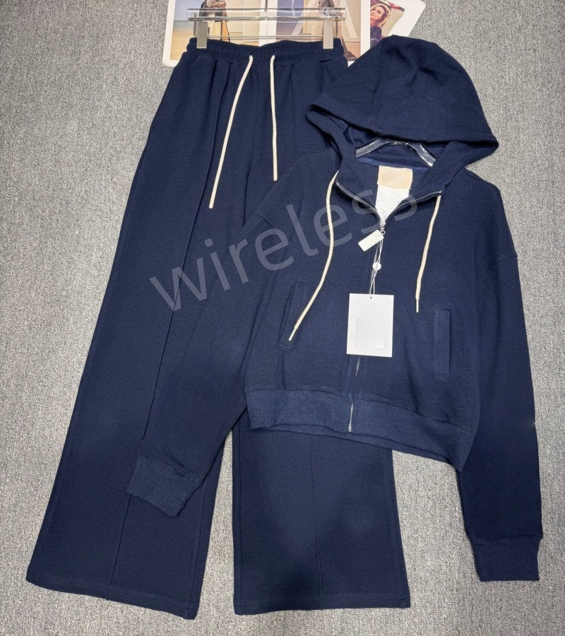 (Order by pic in opt, not by desc)Tracksuits Designer Fashion Two Piece Set Women Knits Tank Top Sweater And Pleated Half Skirts 2Pcs Hooodie Pants