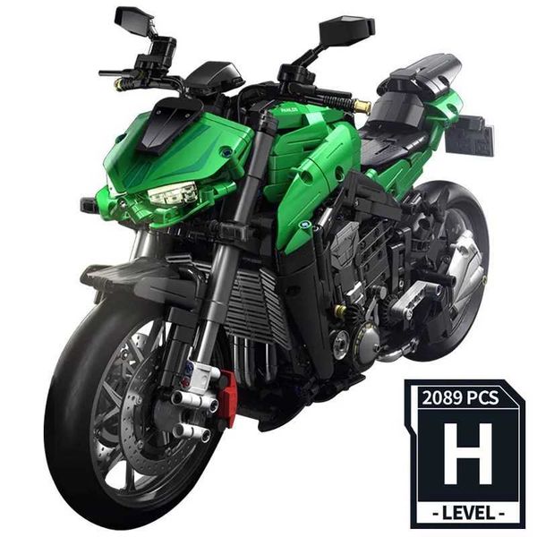Technical MOC Kasakied Z1000 Motorcycle Model Building Blocks Ci DIY Motorbike Racing Car Bricks Toys For Children Boy Gifts Z250122