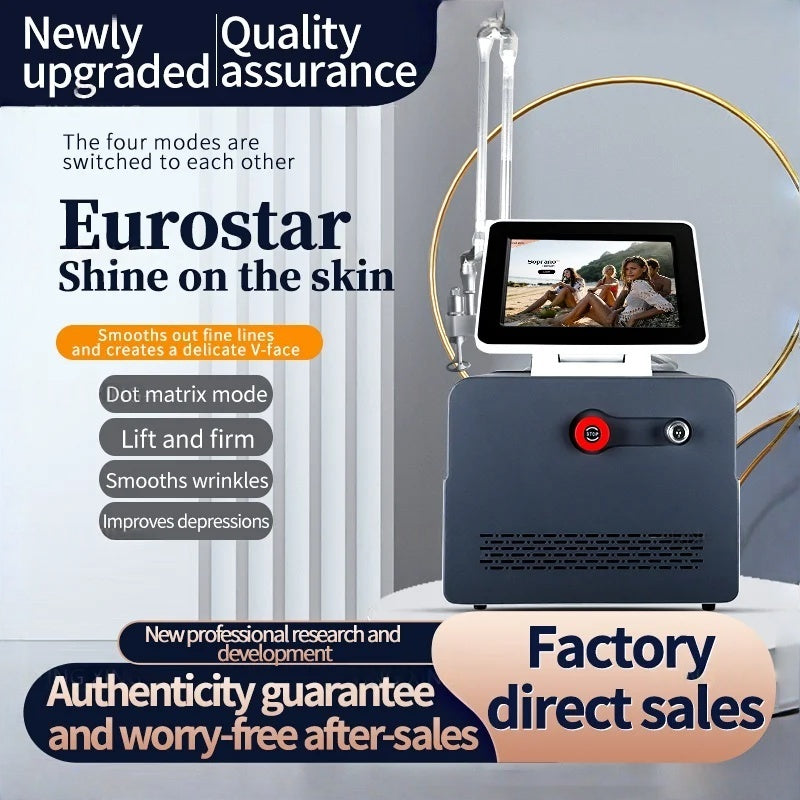 CO2 Fractional Laser Machine Skin Resurfacing Smooth Scars Women Skin Care Whitening Freckle Removal Suitable for home and beauty salon