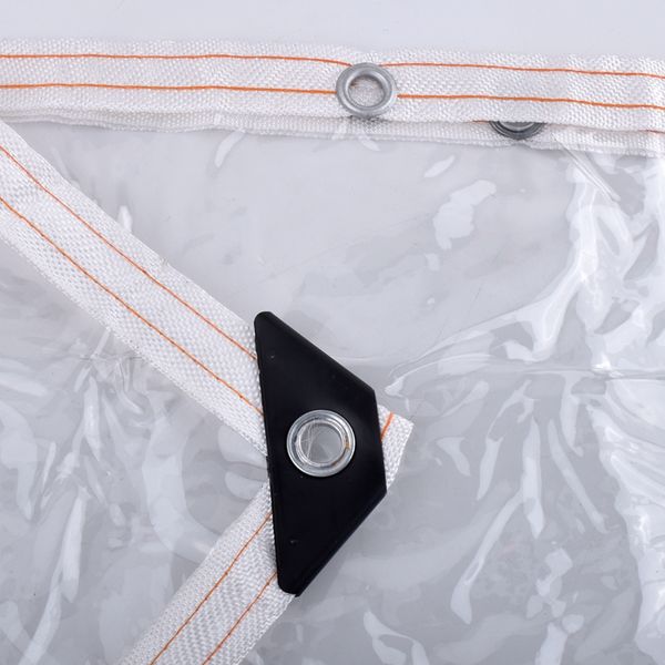 Hi-quality Transparent PVC Rainproof Cloth Succulent Plant Keep Warm Tarpaulin Tent Pet Dog House Shelter Window Waterproof Tarp