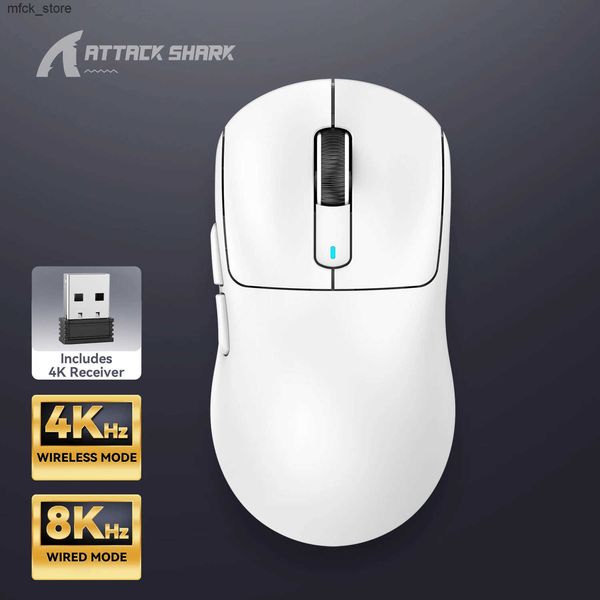 Mice Attack Shark X3pro X3 Wireless Mouse Macro Gaming MouseLightweight MousePixArt PAW3395 650I 26000dpiMouse for pad-pc-mac J241220