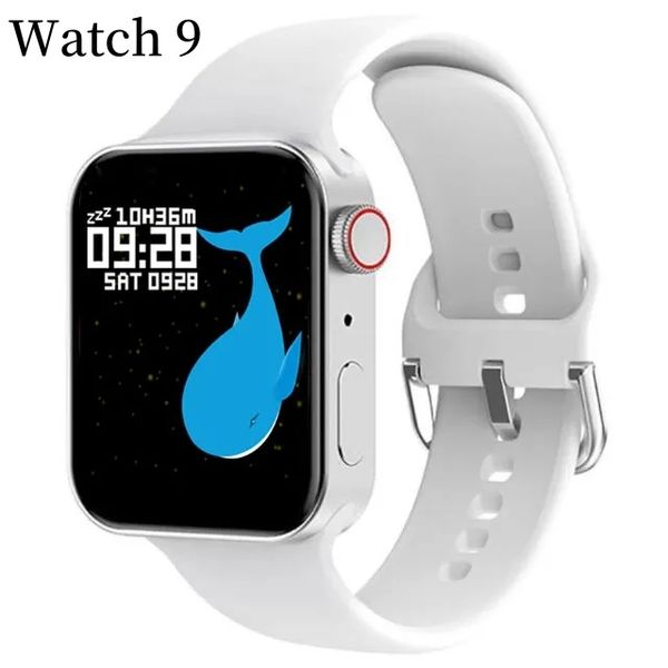 Smart Series 9 8 45mm 2.1 inch Men Women Watch Bluetooth Call Bracelet Wristband Wireless Charging Fiess Tracker Sport Smartwatch IWO For An