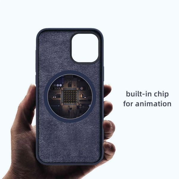 2025 New Designer Iphone Silicone Cover Suitable For Iphone 15 Pro 15 Plus 15 Pro Max 14 Iphone 13 Pro Max Cover Magnetic Animation Protecti