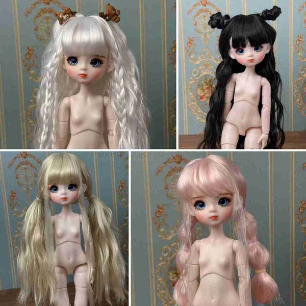 Handmade Makeup 1-6 BJD Doll 30cm Princess Doll Toy Gift Dolls for Girls (optional for Eyes and Hair)CL240712