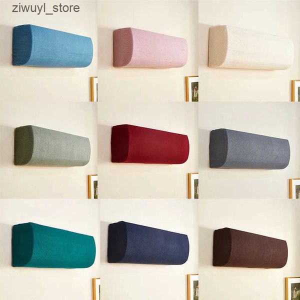 Dust Cover Polar wool air conditioner dust cover wall mounted protector easy to clean cover protects polyester household textiles L240910