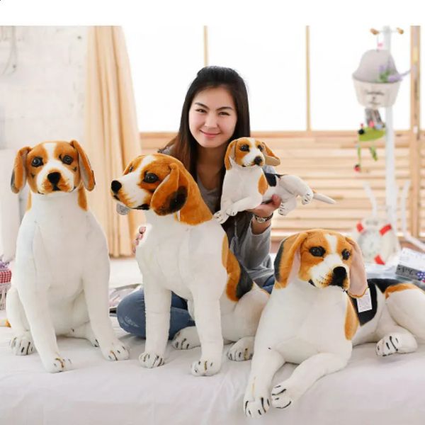 Huge Standing Dog plush Toys Cute Animal Soft Simulation Doll Birthday Gift Kids Toy Bedroom Decor Simulated Comfort 250115