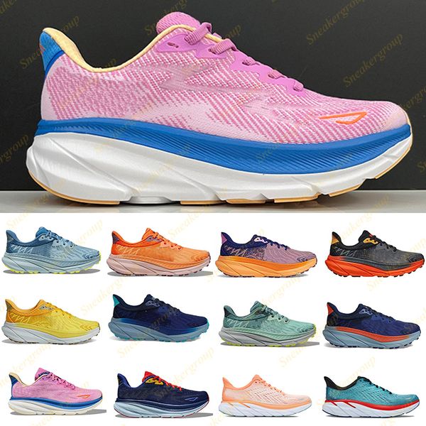 New Clifton 9 Bondi Running Shoes Running Designer Sneakers Cliftons 8 Sneaker One Womens Challenger 7 Antracite Highking Shoe Shoe Breathab