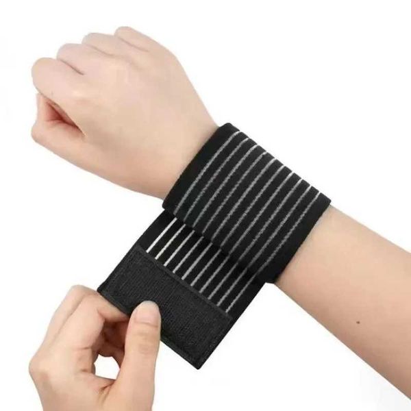 Wrist Support Elastic Wrist Leg Tie Tape Wristband Non-woven Fabric Wrist Support Sports Gym Fitness Wrist Protector Sports Wrist Wraps 40cm