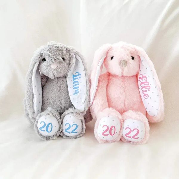 Favor Party Gifts Cm Sublimation Easter Rabbit Cute Long Ears Plush Toy Dolls With Dots Soft Animal Plushie Stuffed Toys FY ie s
