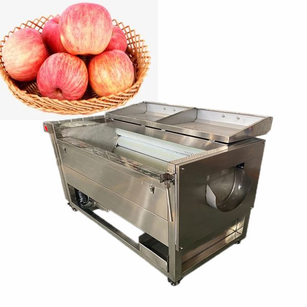 Vegetable Fruit Ginger Potato Roller Peeler Washing Peeling Cleaning Machine