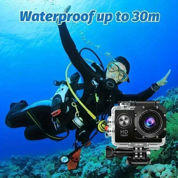 Sports Action Video Cameras Mini Helmet HD 1080P Sports Action Waterproof Diving Recording Camera Full HD Cam Extreme Exercise Video Recorde