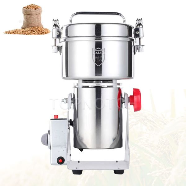 800g Grams Of Quick Open Cover Swing Type High Speed Grinder Tea Mill For Tea Hot Pepper Chili Grinding Machine