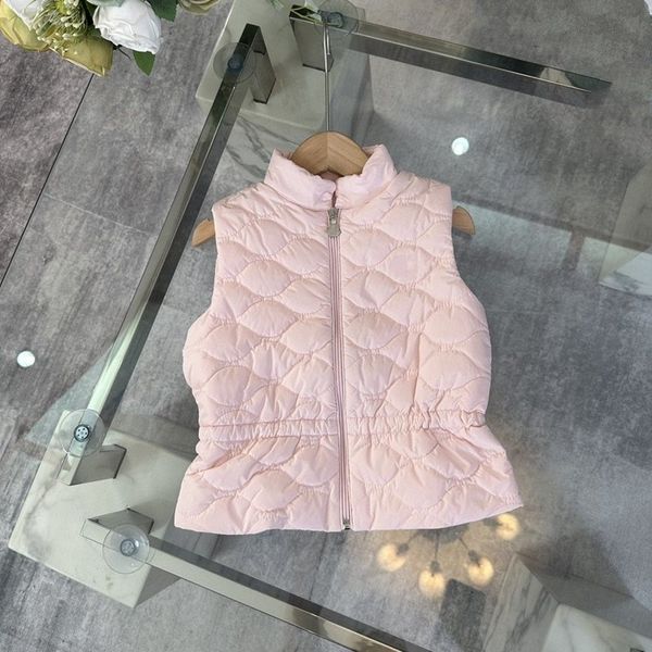 Designer Kids Down Brand vest Outwear toddler winter Waistcoat Baby Girls Toddler Children black white pink Clothing