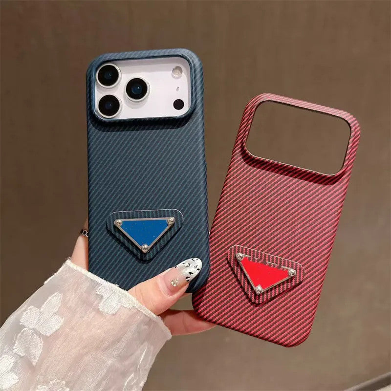 Designer Fashion Phone Cases For IPhone 17 17 promax 16promax 16 15 14 Pro Max 13 12 11 16Plus Luxury carbon fiber Iphone Cases Card Holder Wallet M